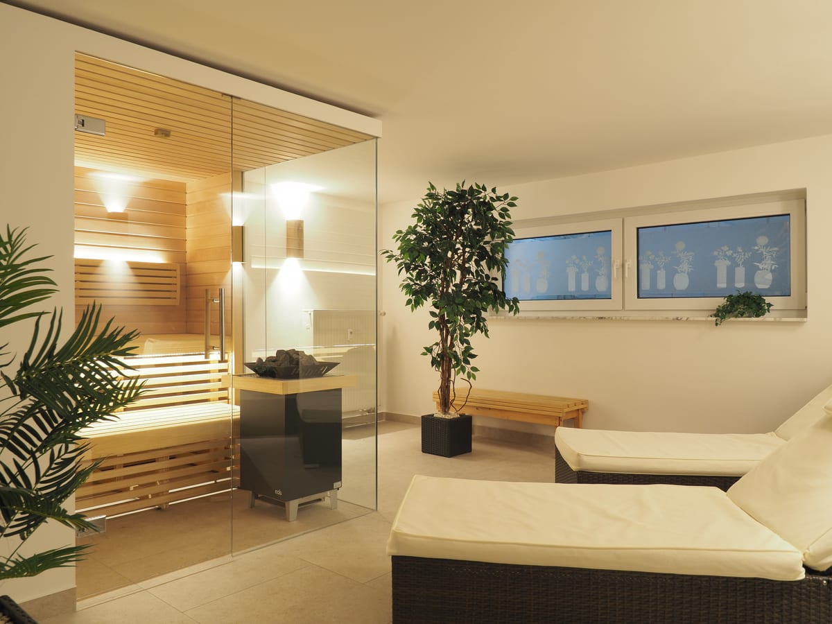 Sauna and relaxation area in House 27c